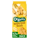 Organix Banana Bread Biscuits Toddler Snacks 135g