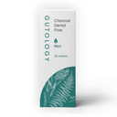 Gutology Charcoal Dental Floss Biodegradable Mint Waxed