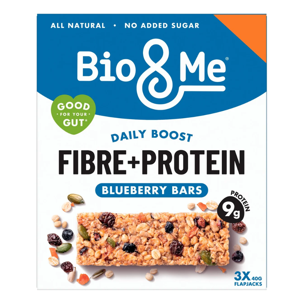 Bio Me Fiber Home Bio&Me Blueberry Fibre + Protein Bar 40g x 3