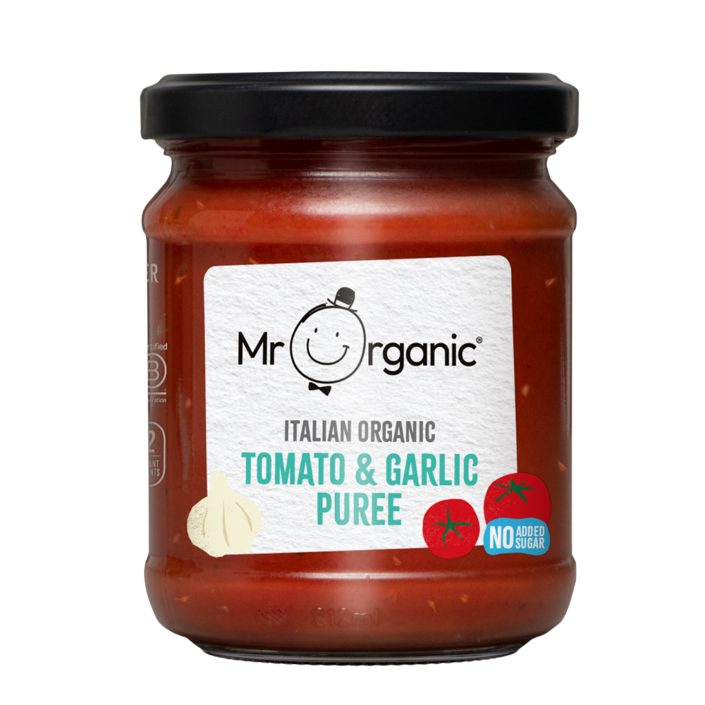 Mr Organic Tomato & Garlic Purée 200g
