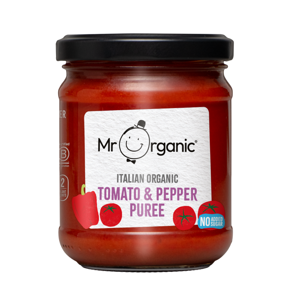 Mr Organic Tomato & Pepper Purée 200g