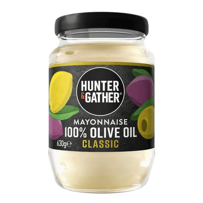 Hunter & Gather 100% Olive Oil Mayonnaise Classic 630g