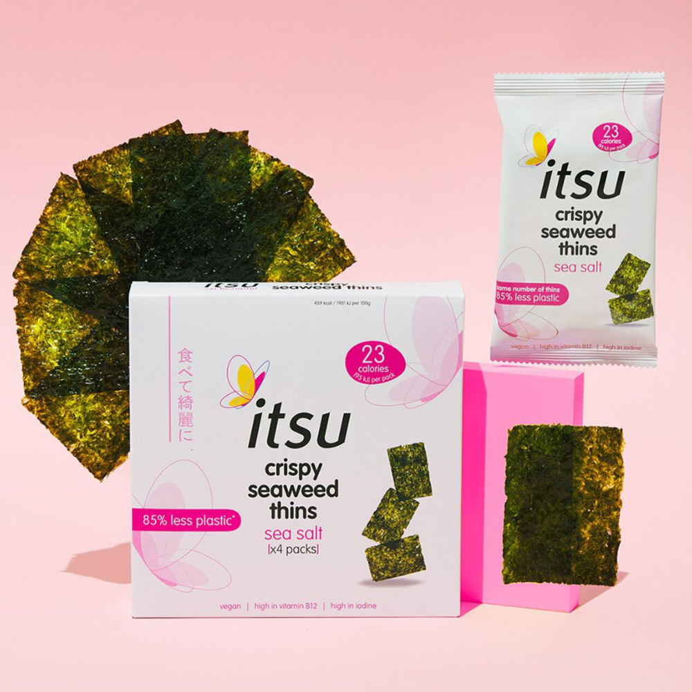 Home Diets Gluten-Free Gluten Free Crisps & Snacks Itsu Seaweed Thins ...