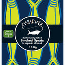 Fish4Ever Smoked Sprats in Organic Olive Oil 110g