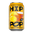 Hip Pop Ginger & Turmeric Prebiotic & Probiotic Soda with ACV 12 x 330ml