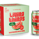 Living Things Watermelon & Lime Prebiotic Soda 4x330ml