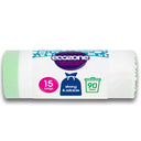Ecozone Biodegradable Bin Liners 90lt - 15 bags