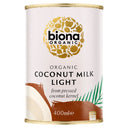 Biona Organic Coconut Milk Light 9% 400ml