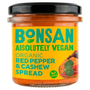 Bonsan Organic Vegan Cashew Bell Pepper Pate 130g
