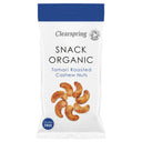 Clearspring Organic Roasted Tamari Cashew Nut Snack 30g