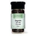 Just Natural Organic Cloves Whole Glass Jar 29g