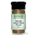 Just Natural Organic Ground Black Pepper (Glass Jar) 42g