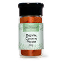 Just Natural Organic Cayenne Pepper Glass Jar 45g