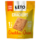 Keto Naturals Almond Flour Cracker Cheddar & Onion 64g