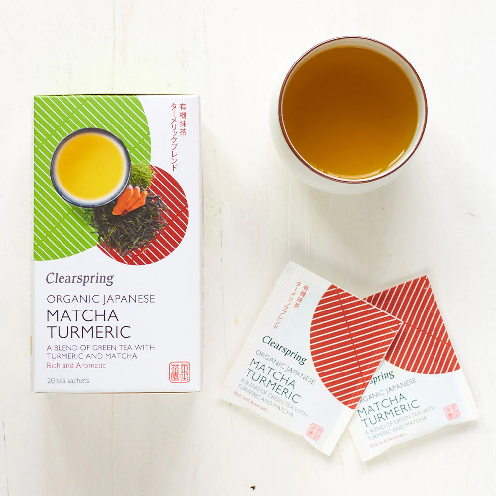 Clear Spring Match Set Home Drinks Tea Matcha Clearspring Organic Japanese Matcha Turmeric Tea ...