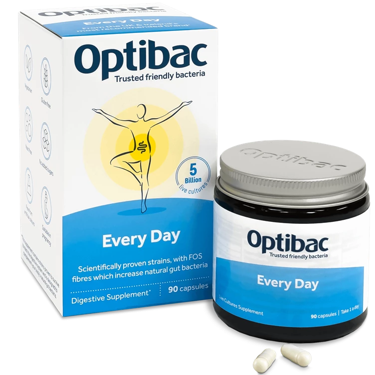 Optibac Logo Home Optibac For Every Day Probiotic 90 capsules