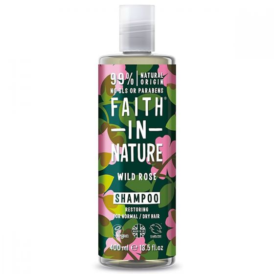 Faith in Nature Wild Rose Shampoo 400ml – WellEasy