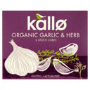 Kallo Garlic & Herb Stock Cubes - Organic 66g