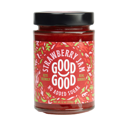 GOOD GOOD Forest Fruit Jam - No Added Sugar - Low Calorie - Gluten Free - View #8